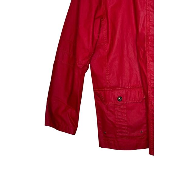 Polo Ralph Lauren Men's Naval Supply Rain Coat Full Zip Waxed Hooded Sz. Small - Picture 5 of 10